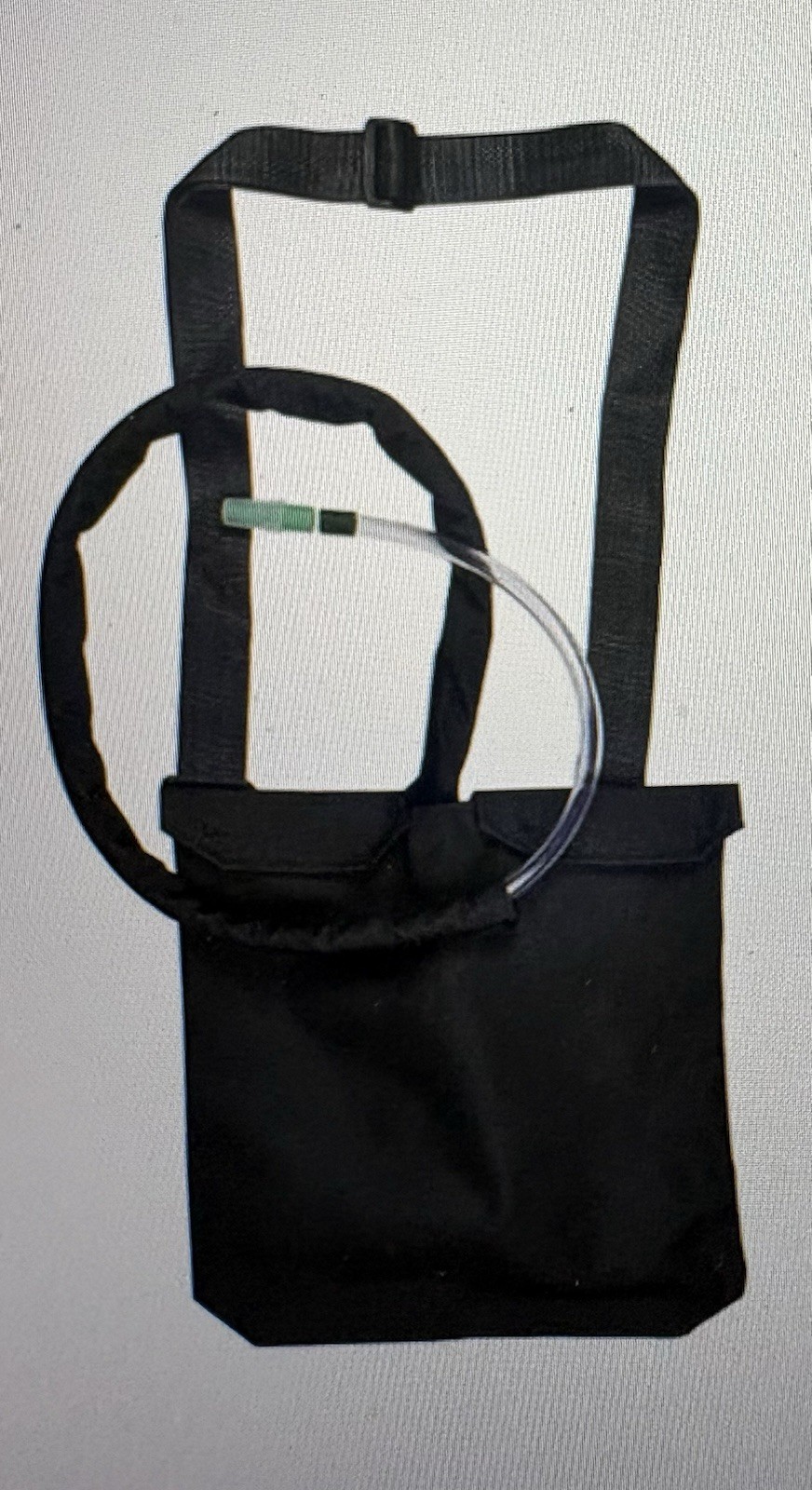 Urine Drainage Bag Holder with Catheter Pipe Cover & Adjustable Strap