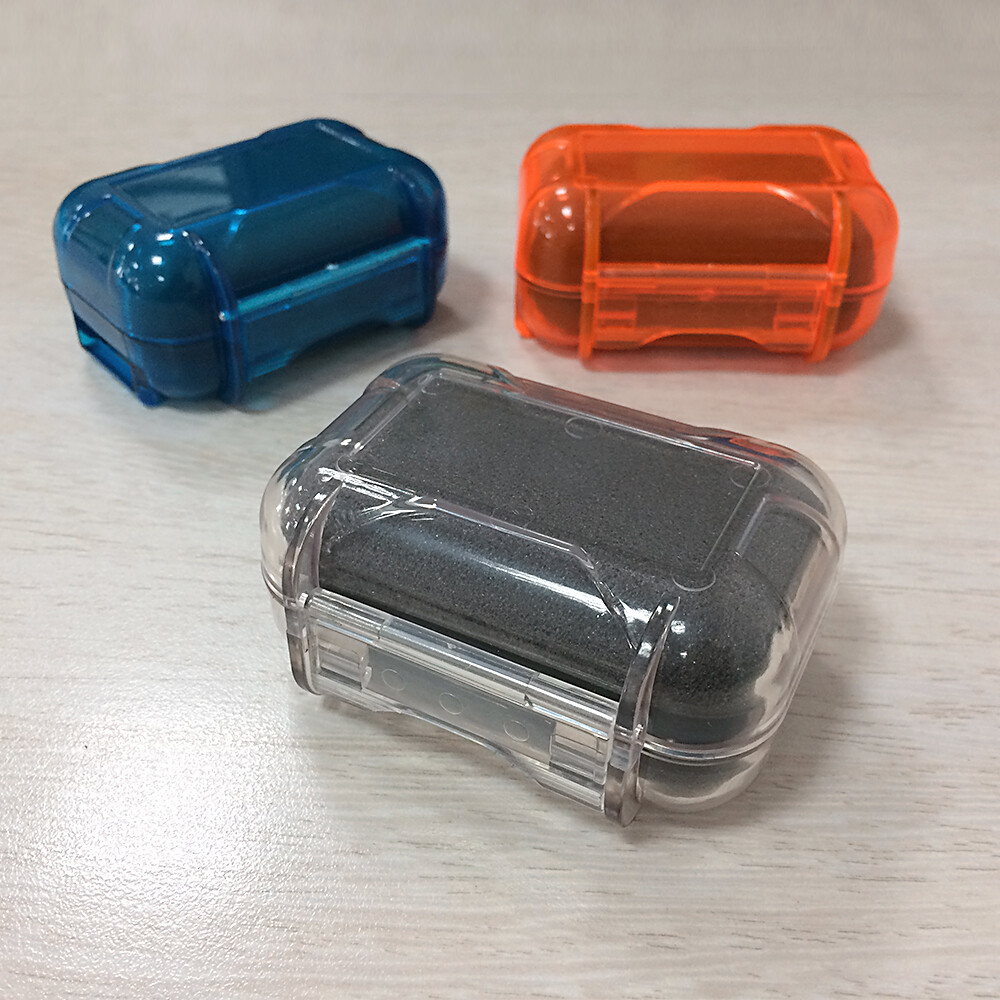 Waterproof Hearing Aid Hard Case IEM Earphone Storage Carrying Box Holder Small