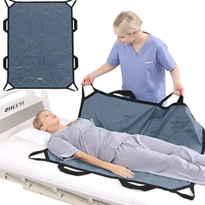 48″x40″ Multipurpose Positioning Bed Pad with Reinforced Handles, Reusable