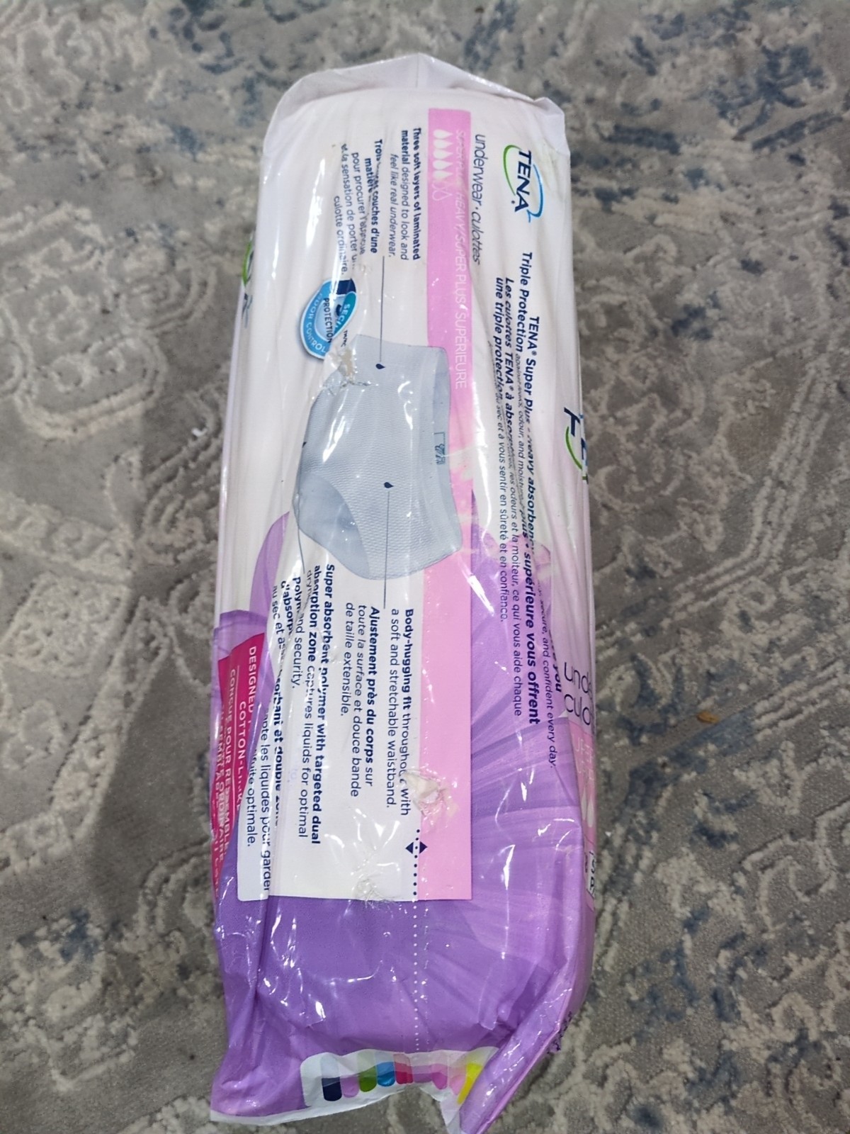 TENA Disposable Underwear Female Small / Medium – Super Plus Heavy – 18 Ct