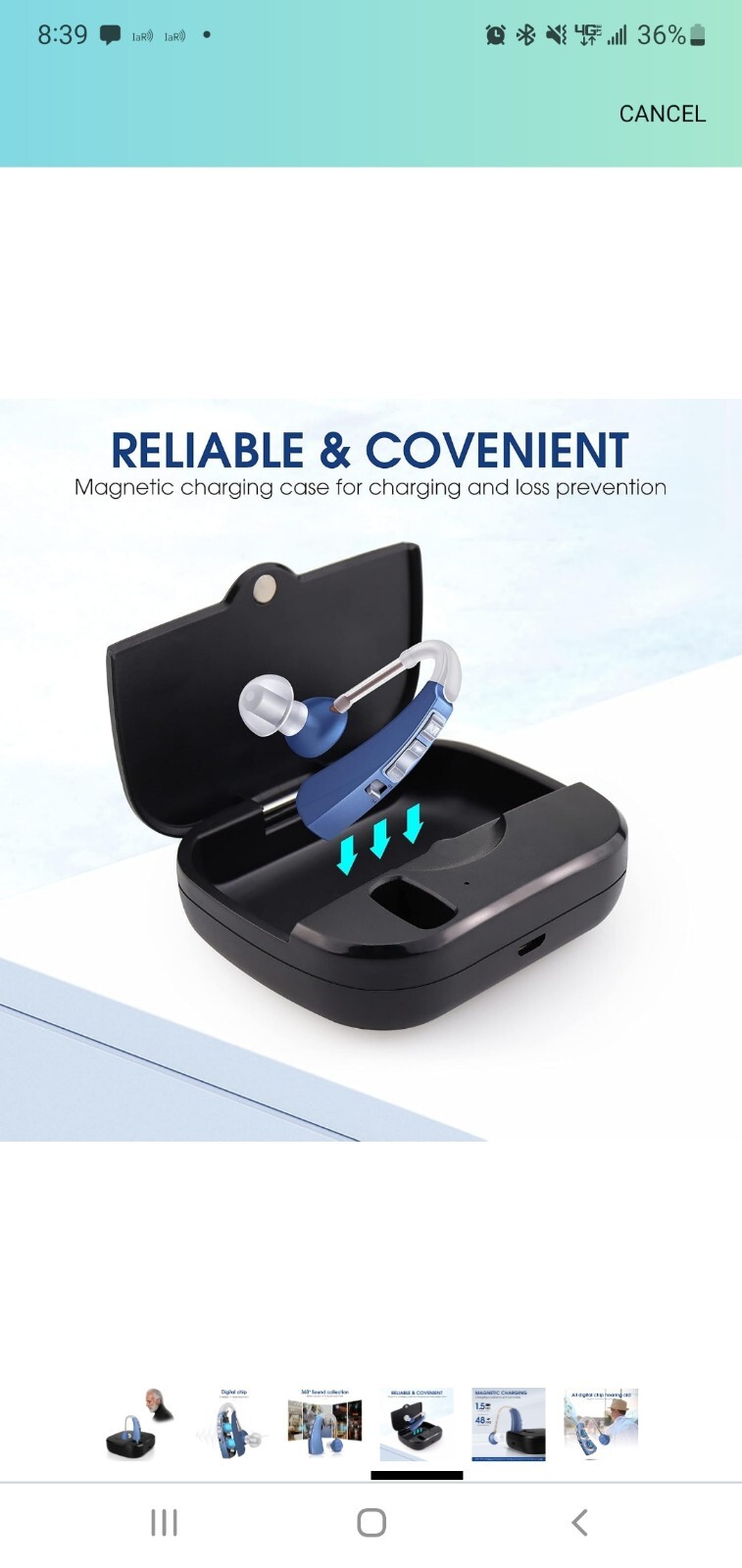 Britzgo Digital Hearing Amplifier BHA-1220