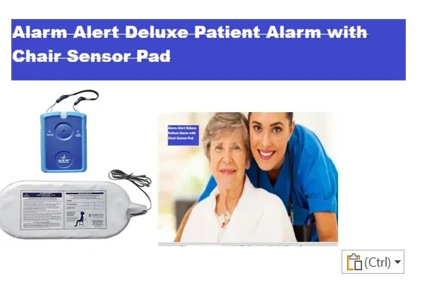 Alarm Alert Deluxe Patient Alarm with chair Sensor Pad