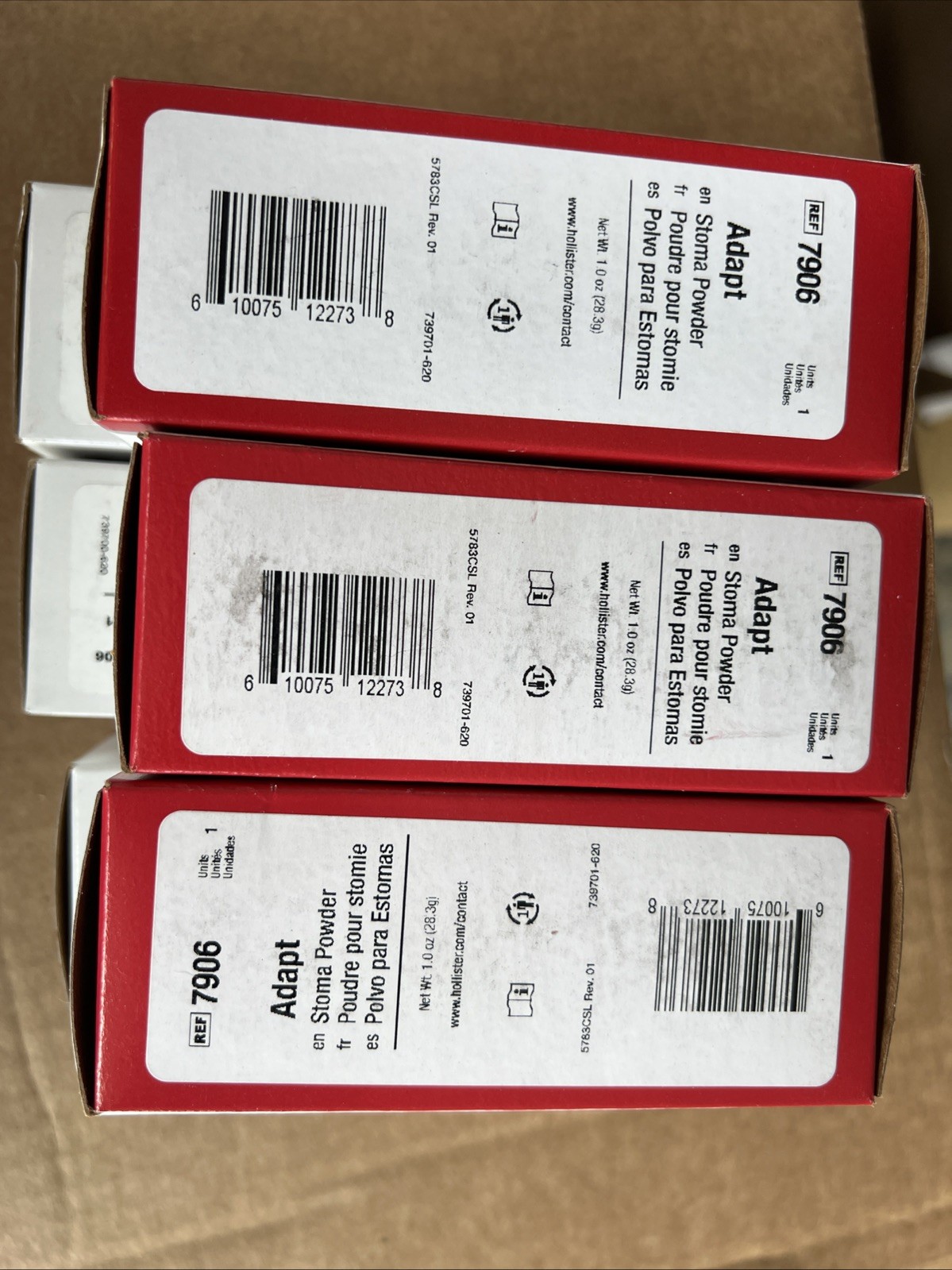 6 CT Hollister 7906 Adapt Stoma Powder 1 oz Bottles Made in USA Exp 2029