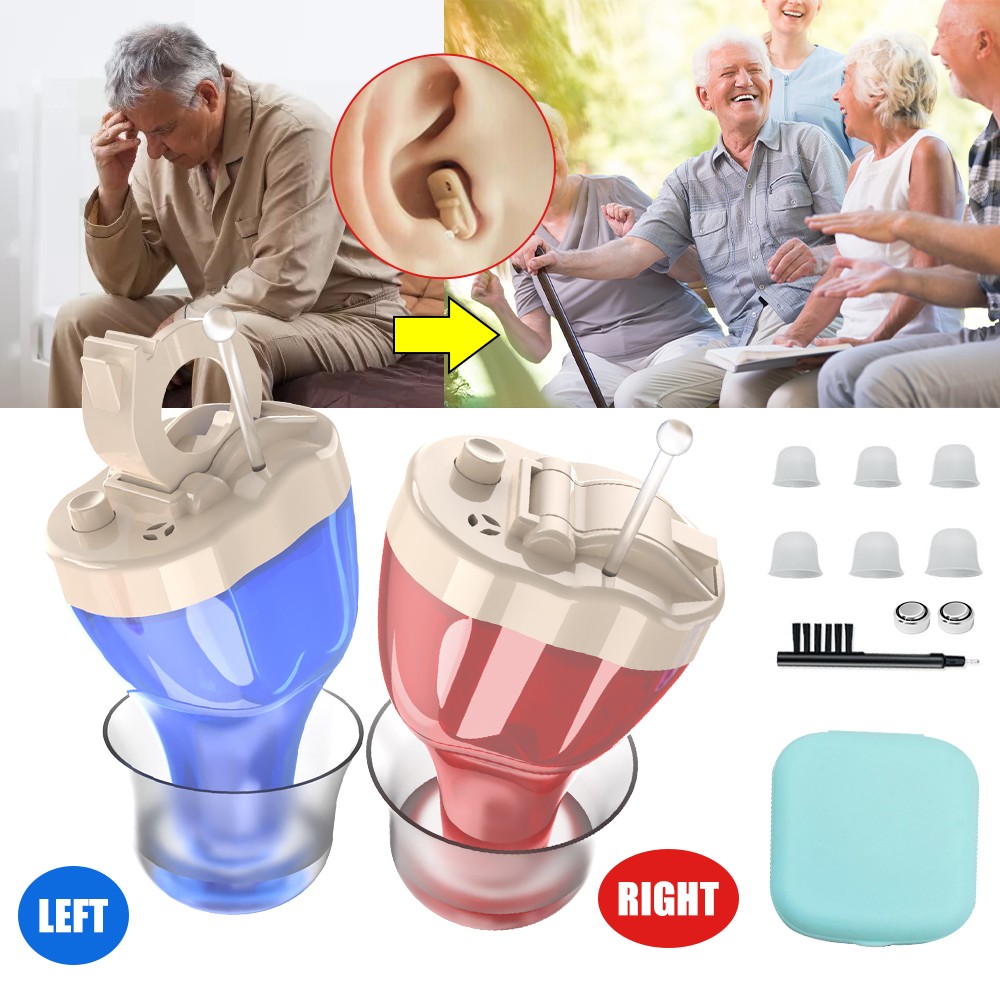 MiNi Hearing Aids Digital Small Invisible In Ear Sound Voice Amplifier Enhancer