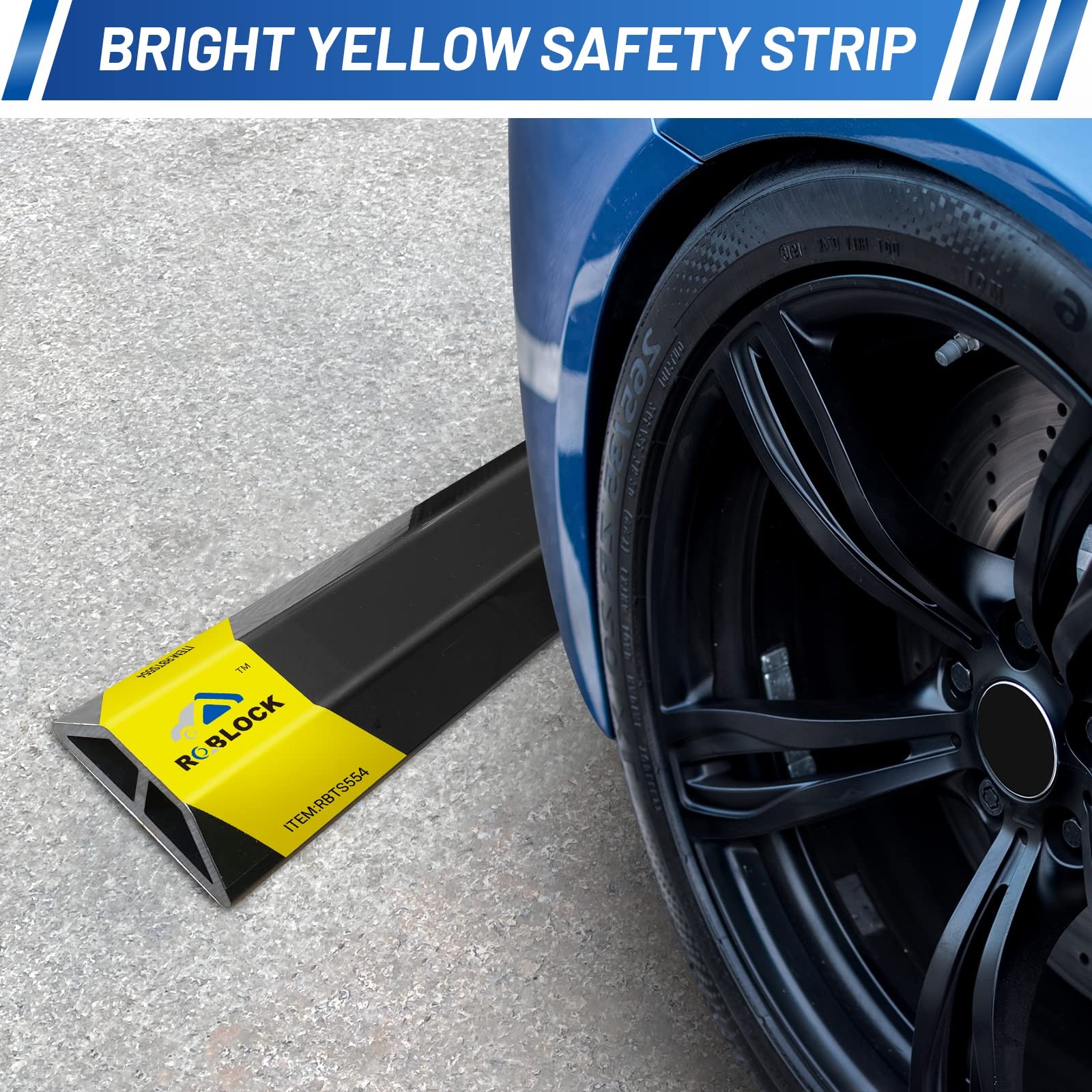 18” Heavy Duty Car Stoppers for Garage, Parking Aid Gadgets Protects Car and…