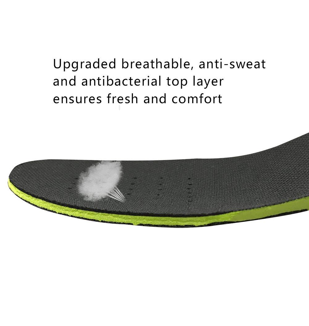 SUSCONG Ultra Light Athlete Performance Sport Shoe Insole with Arch Support, Bes
