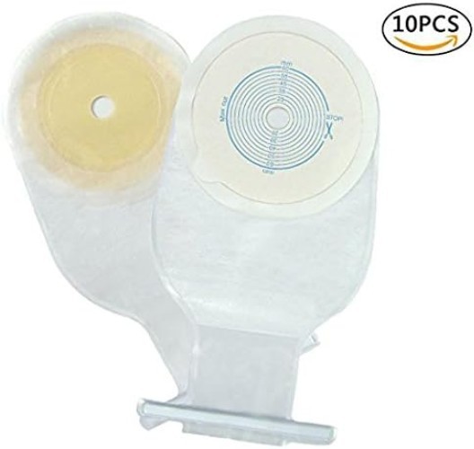 10-Pack Colostomy Bag Supplies – Drainable Pouch System for Comfort & Security