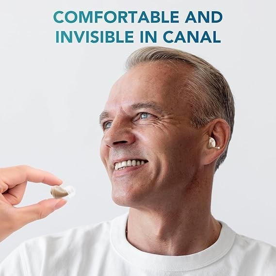 Hearing Aids for Seniors, Rechargeable Hearing Amplifiers Devices with Noise Can