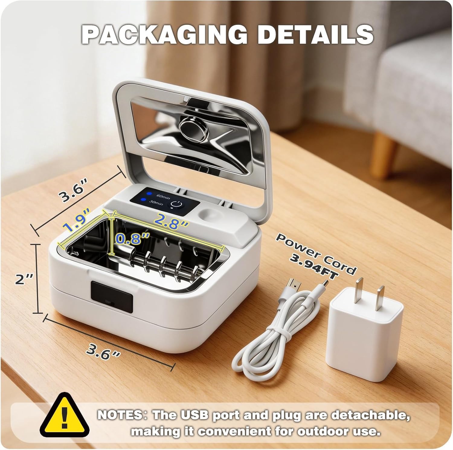 Hearing Aid Dryer Dehumidifier, Automatic Shut-Off Dryer Box Drying Box T03-26