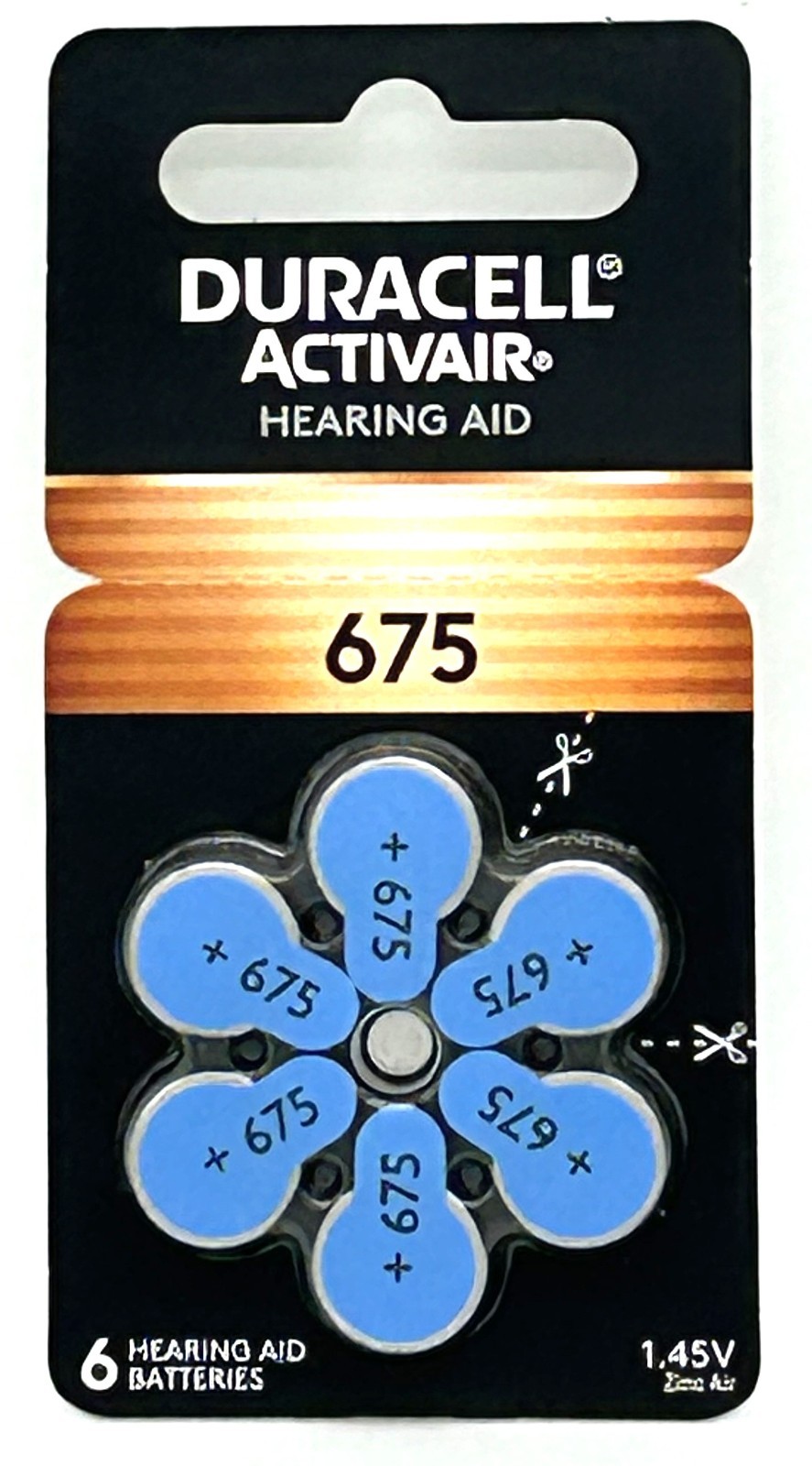 Duracell Size 675 Hearing aid batteries 6 to 30 Batteries