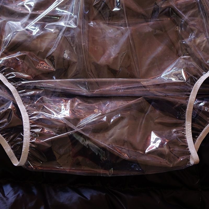 Adult Incontinence Pull-on Plastic Pants Reusable Transparent Diaper Cover 5XL