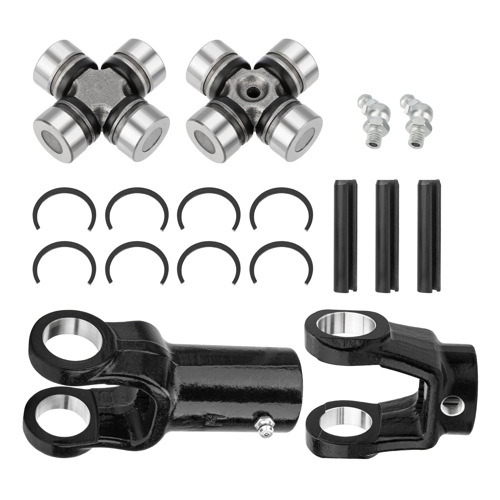 Front Prop Shaft Yoke & U-Joint 2 Side for Polaris Sportsman 300 500 570 700 800