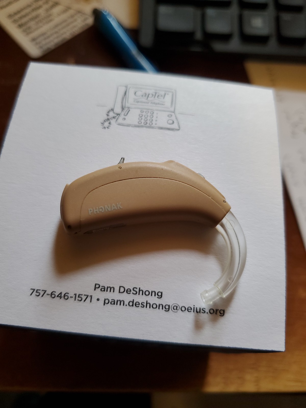 Hearing aid Phonak Bolero Q90 superpower behind the ear hearing aid USED beige