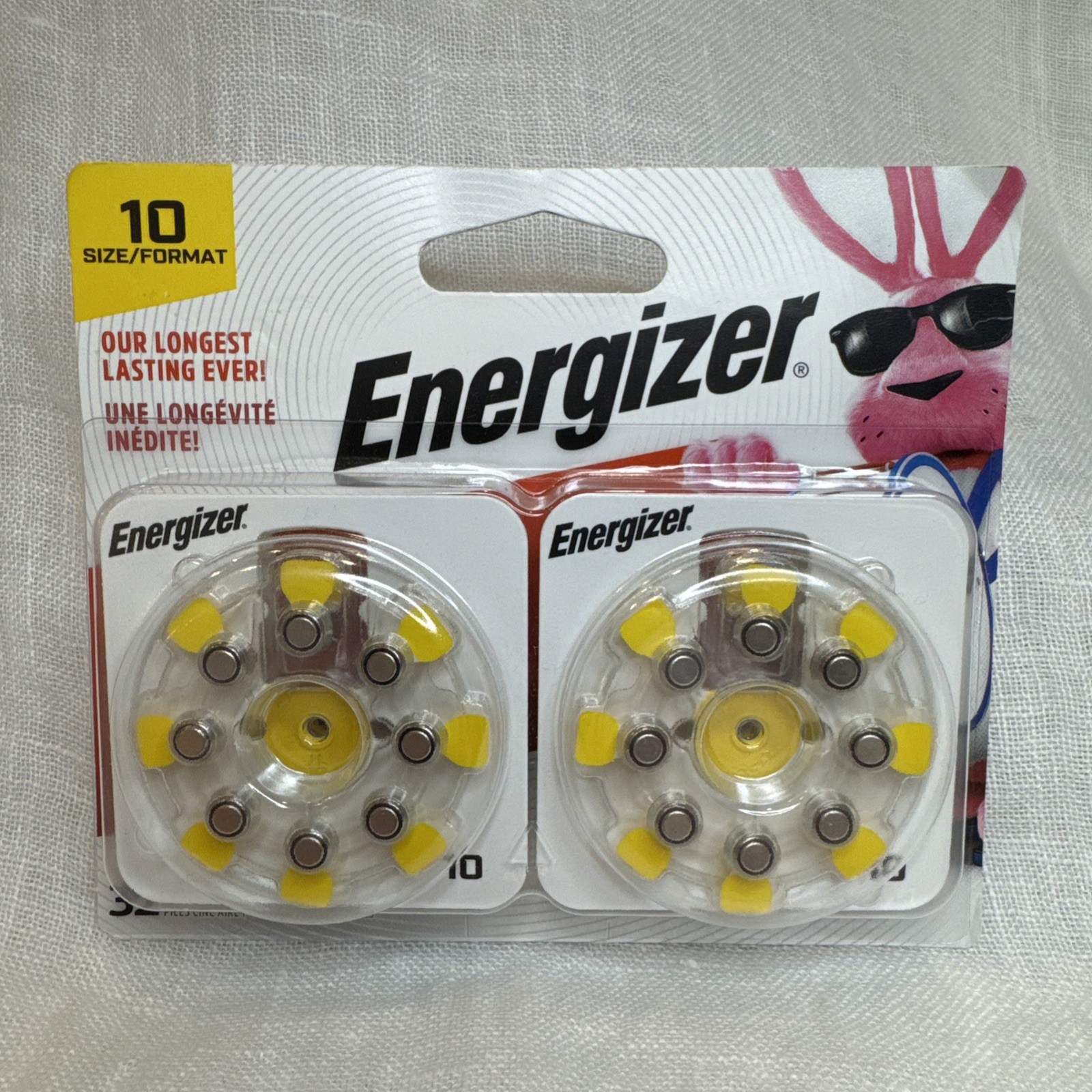 Energizer Size 10 Hearing Aid Batteries – Expires 10/27 – AZ10DP-32 – New