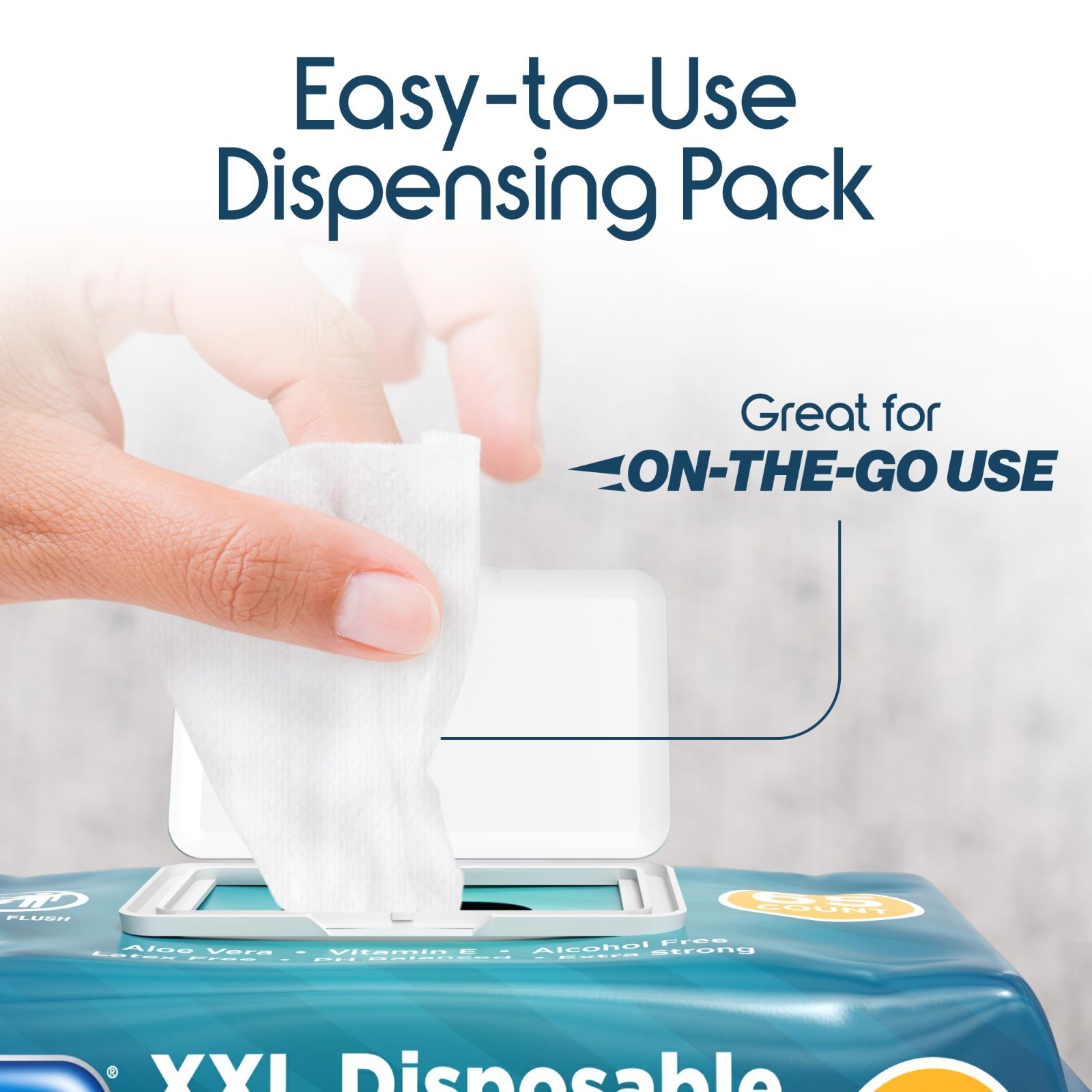 Adult Wet Wipes for Incontinence & Cleansing – 780 Count Wash Cloths 8″x13