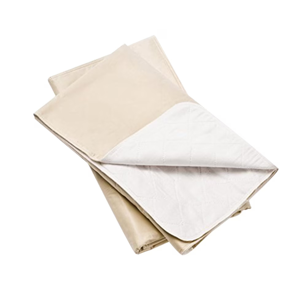 4 Pack, Bed Pad Standard Reusable Underpad Washable 34×36 Tan