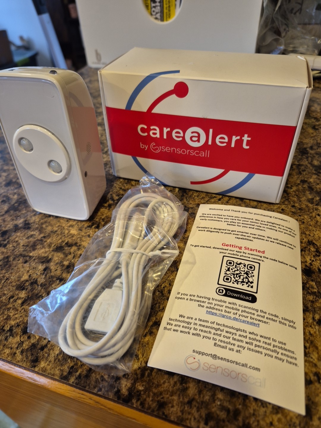 Sensor Call CareAlert Adult Elderly Senior Alert System Safety Sensor Monitor –
