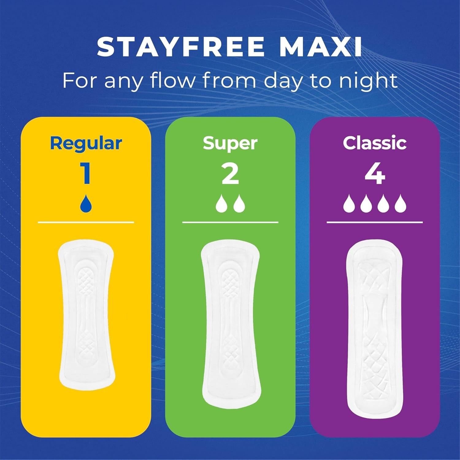 Super Absorbent Maxi Pads, 66 Count – Comfort & Leak Protection for Women