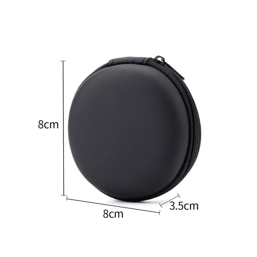 Portable EVA Hearing Aid Earphone Storage Case Holder Carrying Bag Box Black
