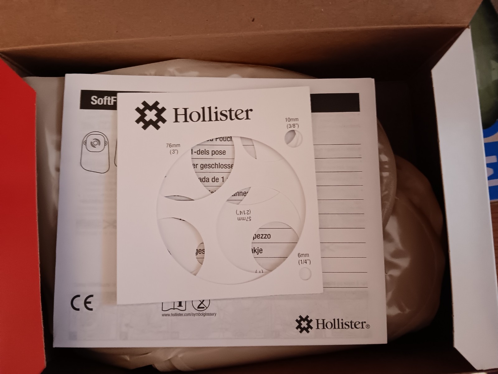 Hollister 82400 Ostomy Pouch Closed End Flat 1 piece 30 pouches