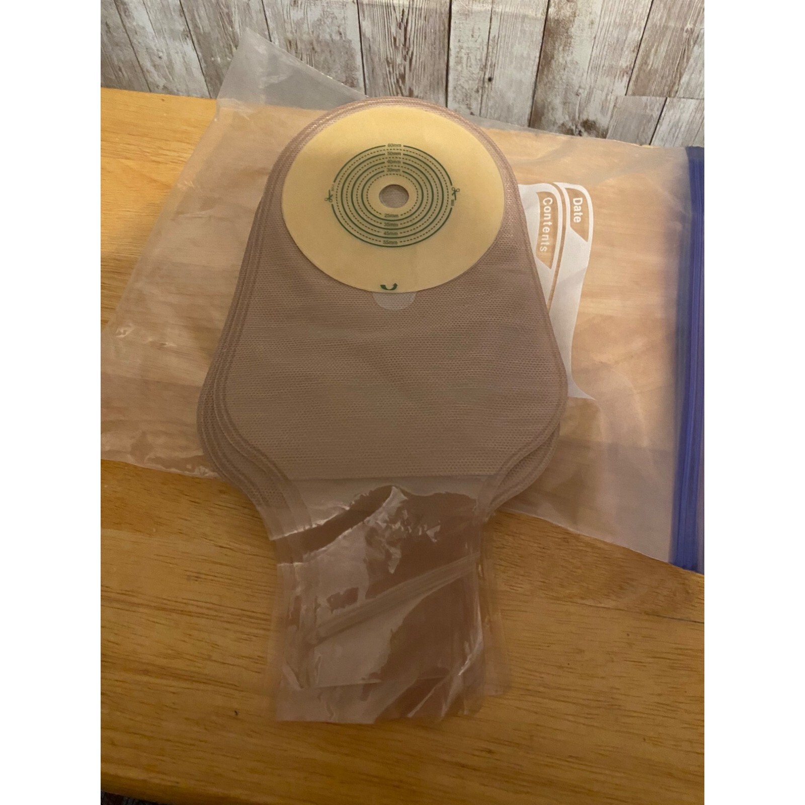 Lot of 10 Cut to Fit Flange Size 25 – 60mm Ostomy Colostomy Bags