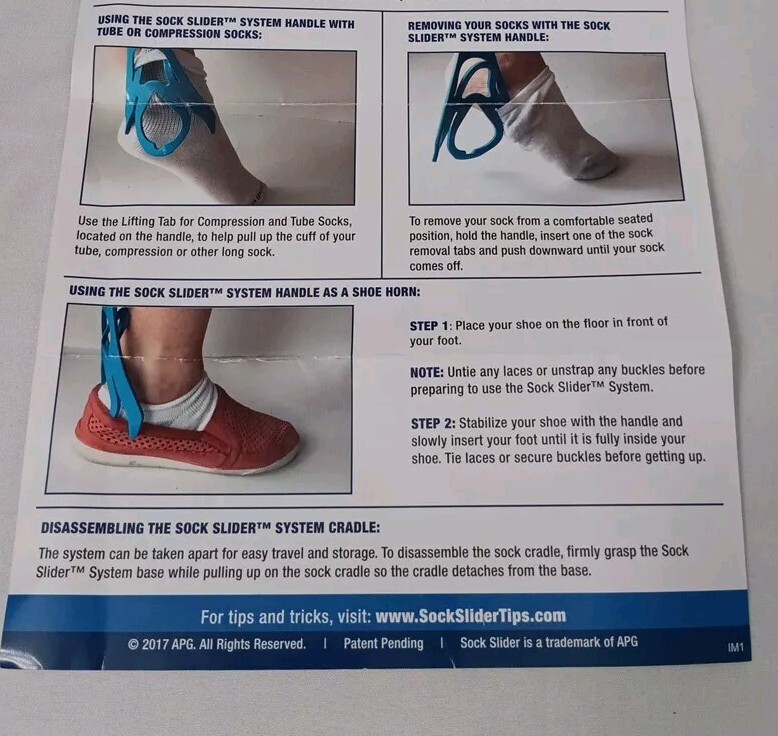 Allstar Innovations SK112 Sock Slider – Blue New In Open Box