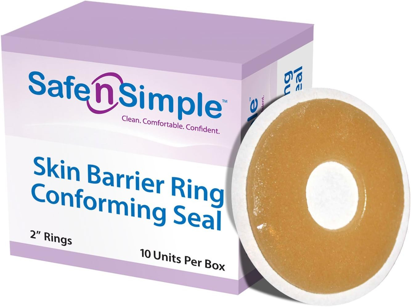 Conforming Adhesive Seals -2 Inch – Pack of 10 – Stoma Barrier Rings Barrier – C