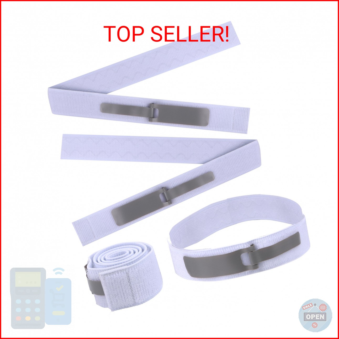 4 Pcs Catheter Leg Bag Strap, Urinary Legband Holder Drainage Bag Straps Adjusta