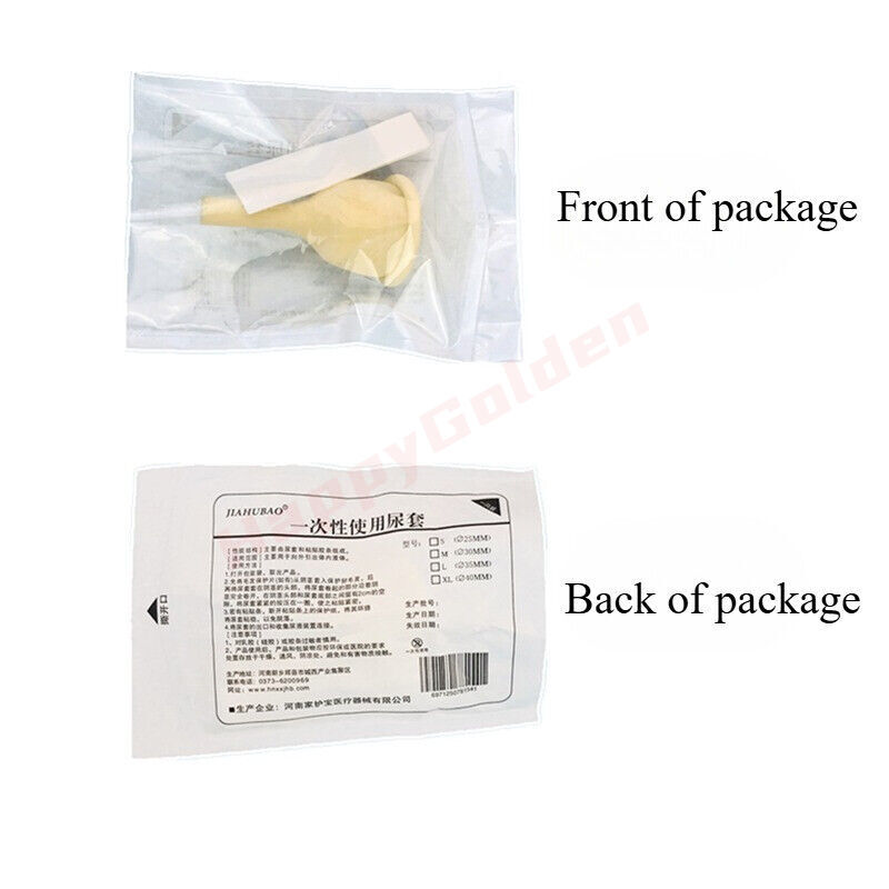 5/10/20 Pcs Men Latex Urine Cover Male External Sterilized Latex Urine Collector