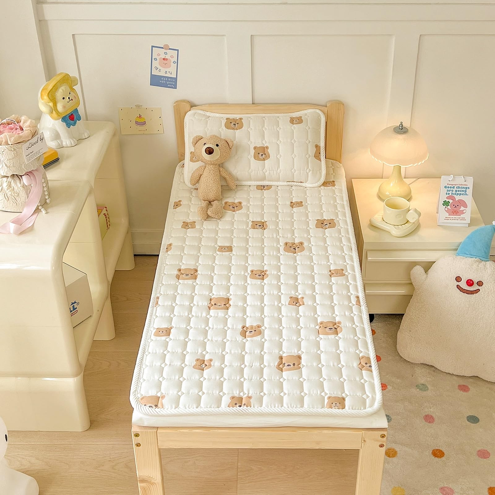 Baby Crib Mattress Cover Protector, Mattress 100% Cotton Mini Baby Mattress P…