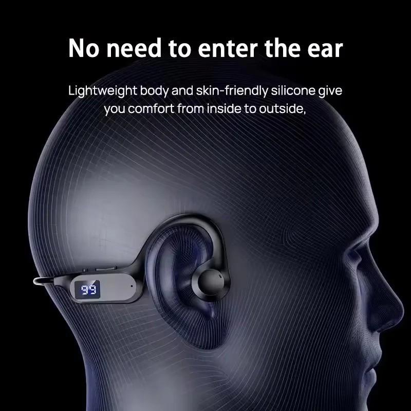 Bone Conduction Hearing Aids for Deafness Bluetooth Noise-Cancelling 4416