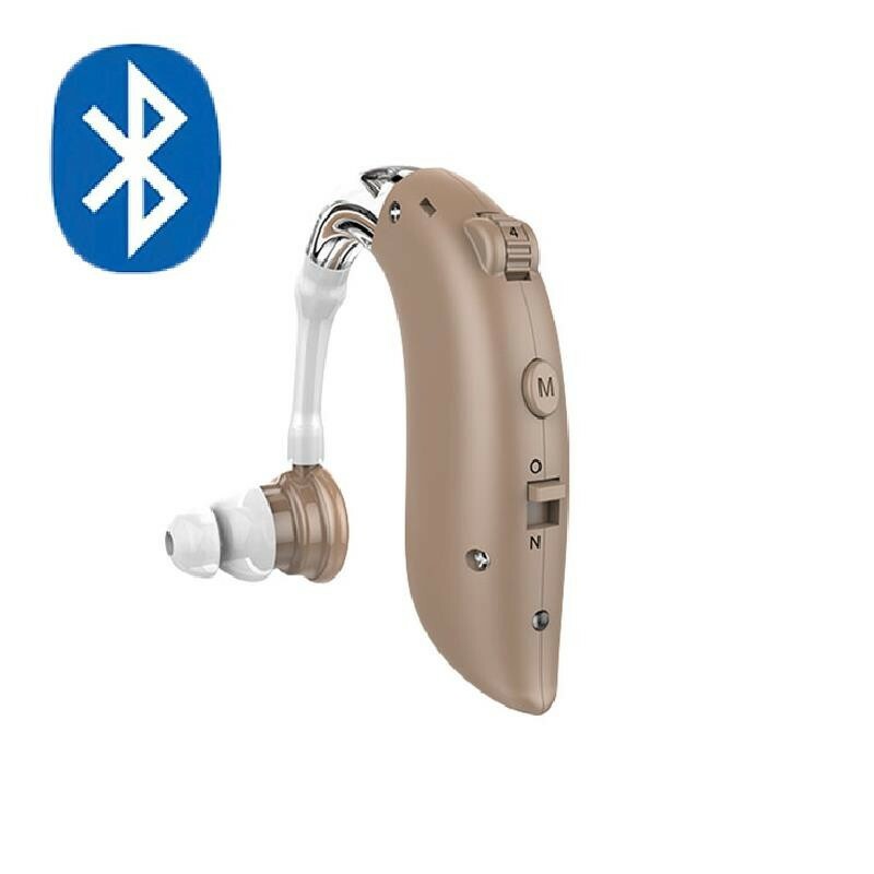 Bluetooth Rechargeable Hearing Aids Behind the ear (BTE-BT) Bluetooth 5.0, Pair