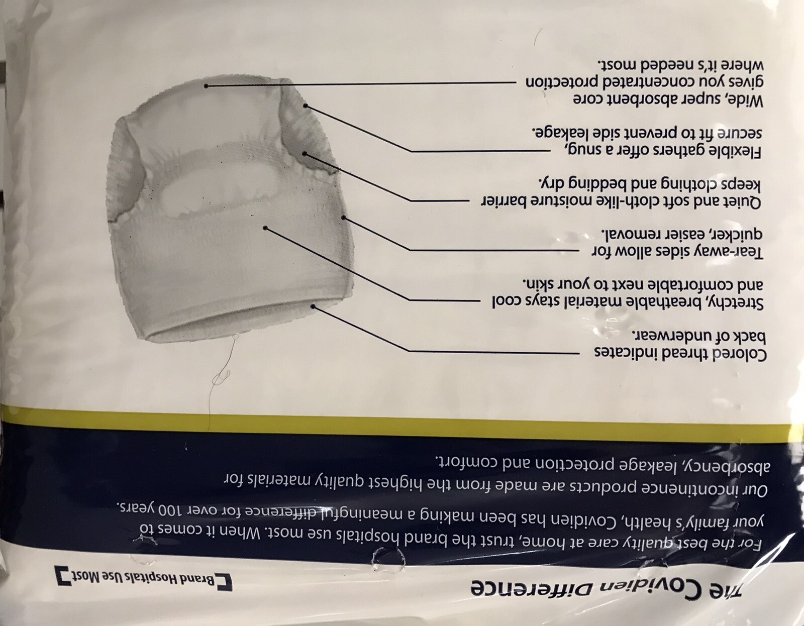 Covidien Sure Care Pull On Underwear Heavy Size: Small/ Medium 20 count