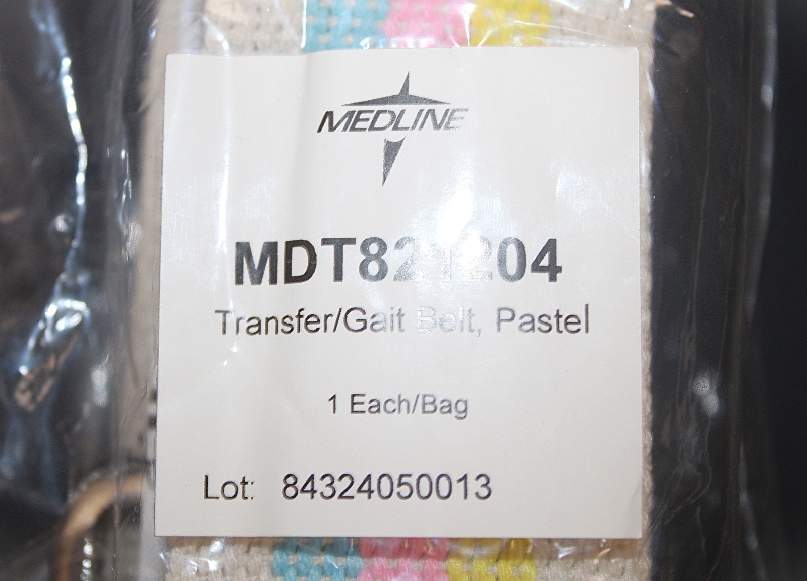 Medline 60″ COTTON Gait Transfer Belt Metal Buckle Elderly Heath Care NO LATEX