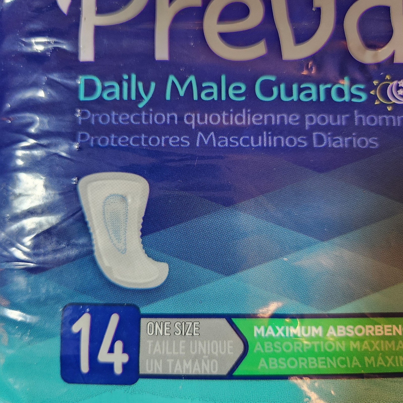 Prevail Daily Male Guards Incontinence Pads, 14 Count – 6 Pack (PV811) New