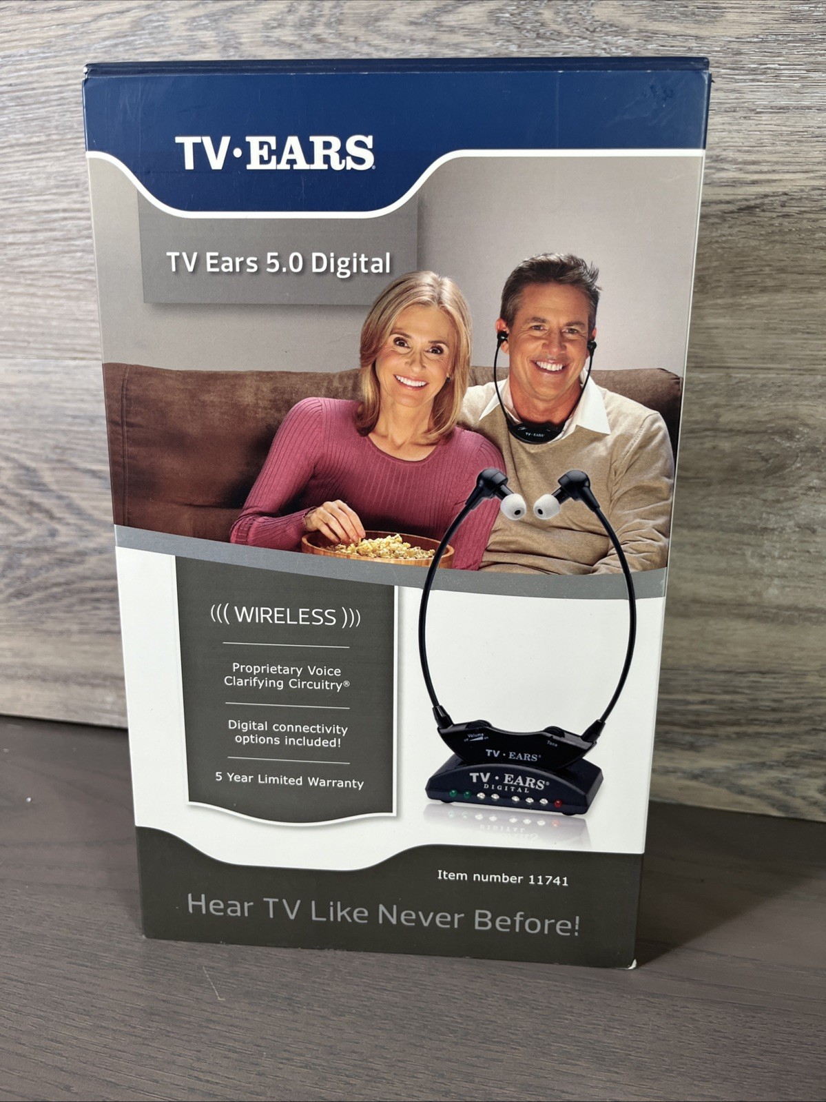 TV Ears 5.0 Digital Wireless Headset System w 2 Headsets 11741