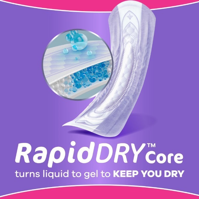 Always Discreet Maximum Absorbency Long Pads 64 Ct Bladder Protection, Sale