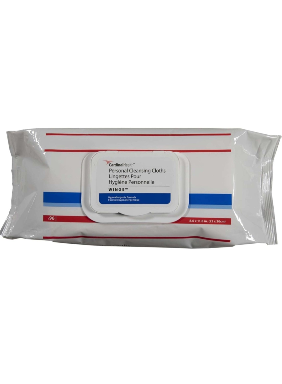 Cardinal Health Personal Cleansing Wipe 8.6 X 11.8 Inch 5399S 8 Pack 768 Wipes