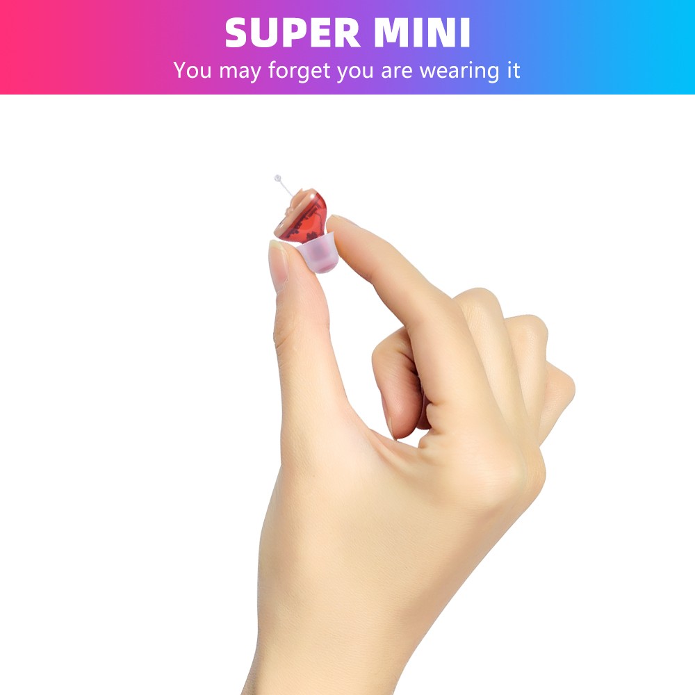 MiNi Hearing Aids Digital Small Invisible In Ear Sound Voice Amplifier Enhancer