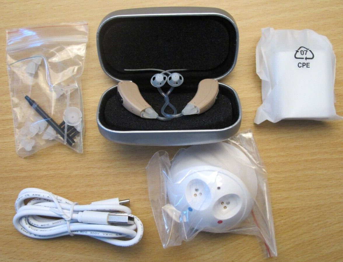 Tweak Enhance OTC Hearing Aid Sophisticated Sound Solution Double (Pair) Unused