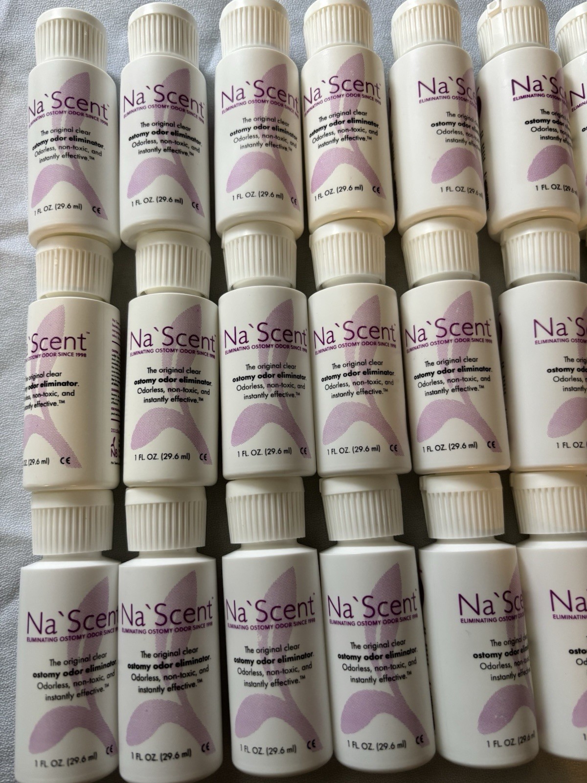 Lot Of 24 Na’Scent Eliminating Ostomy Odor 1Fl Oz Bottles Exp 2028