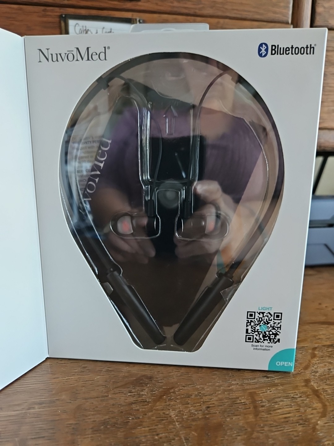 NuvoMed DigiEars Light Hearing Aid Bluetooth Neckband Hands Free Call New OTC