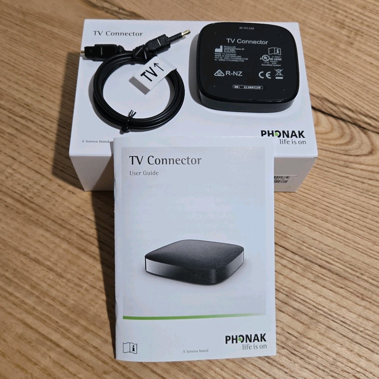Phonak TV Connector Black Parts Only