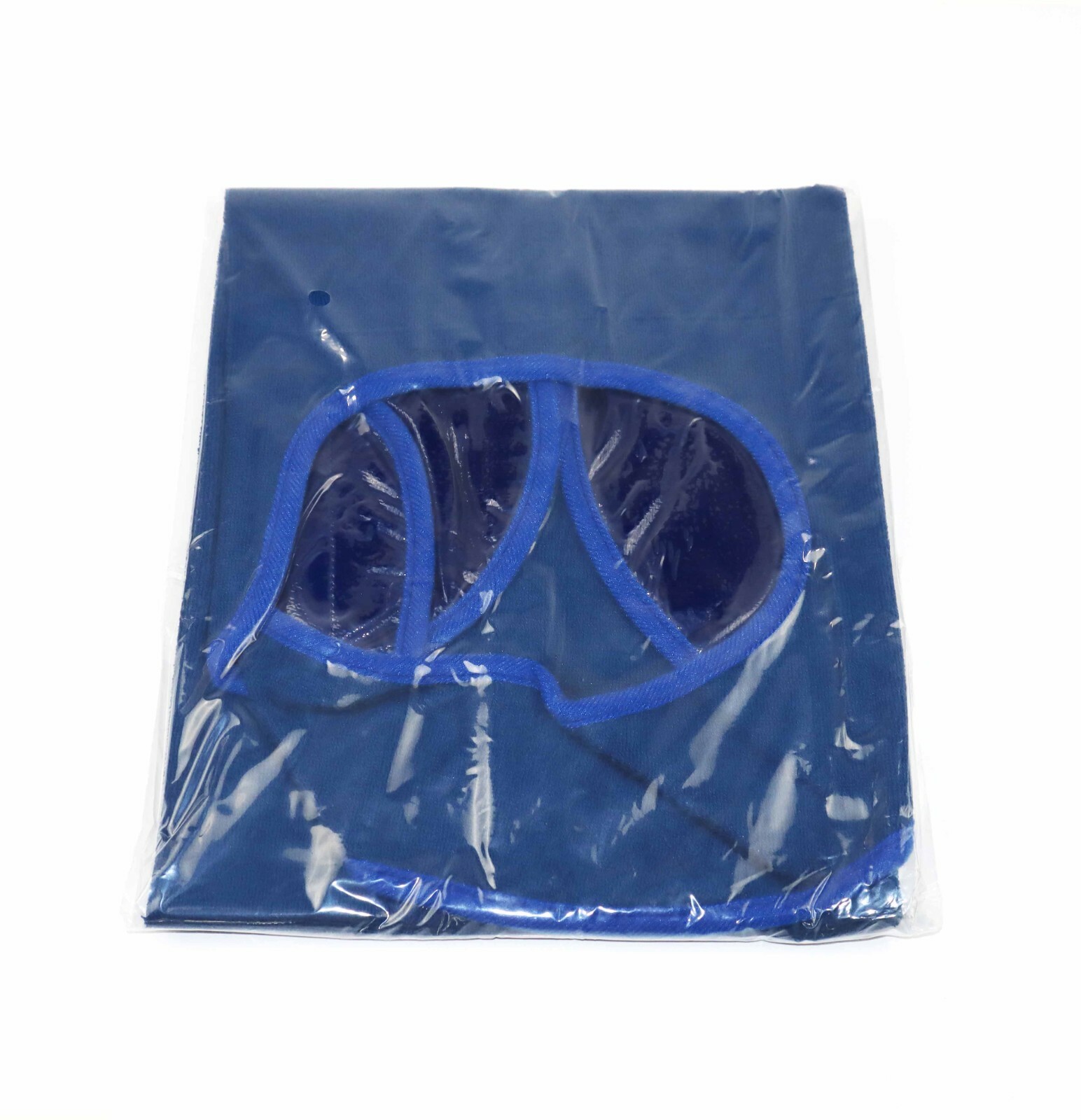 Adult Bib Mealtime Protector 3 Pack Waterproof Oversize 17.5″x 36″ White + Navy