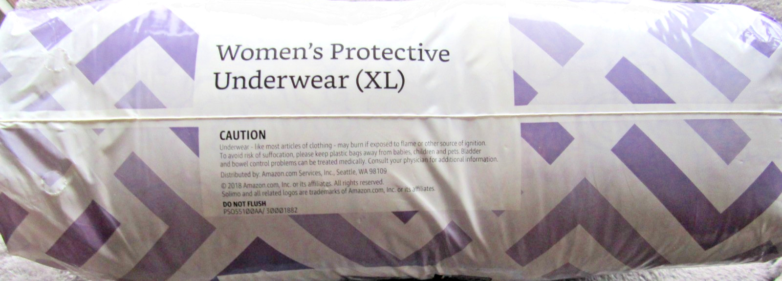 Solimo Incontinence & Postpartum Underwear for Women, Max Absorbency, XL (16Ct)