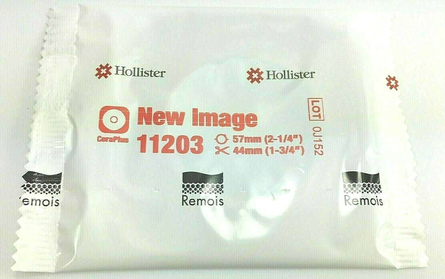 5 Hollister 11203 New Image Skin Barriers 2-1/4″ Flange CTF 1-3/4″ Ex. 2028 Bag