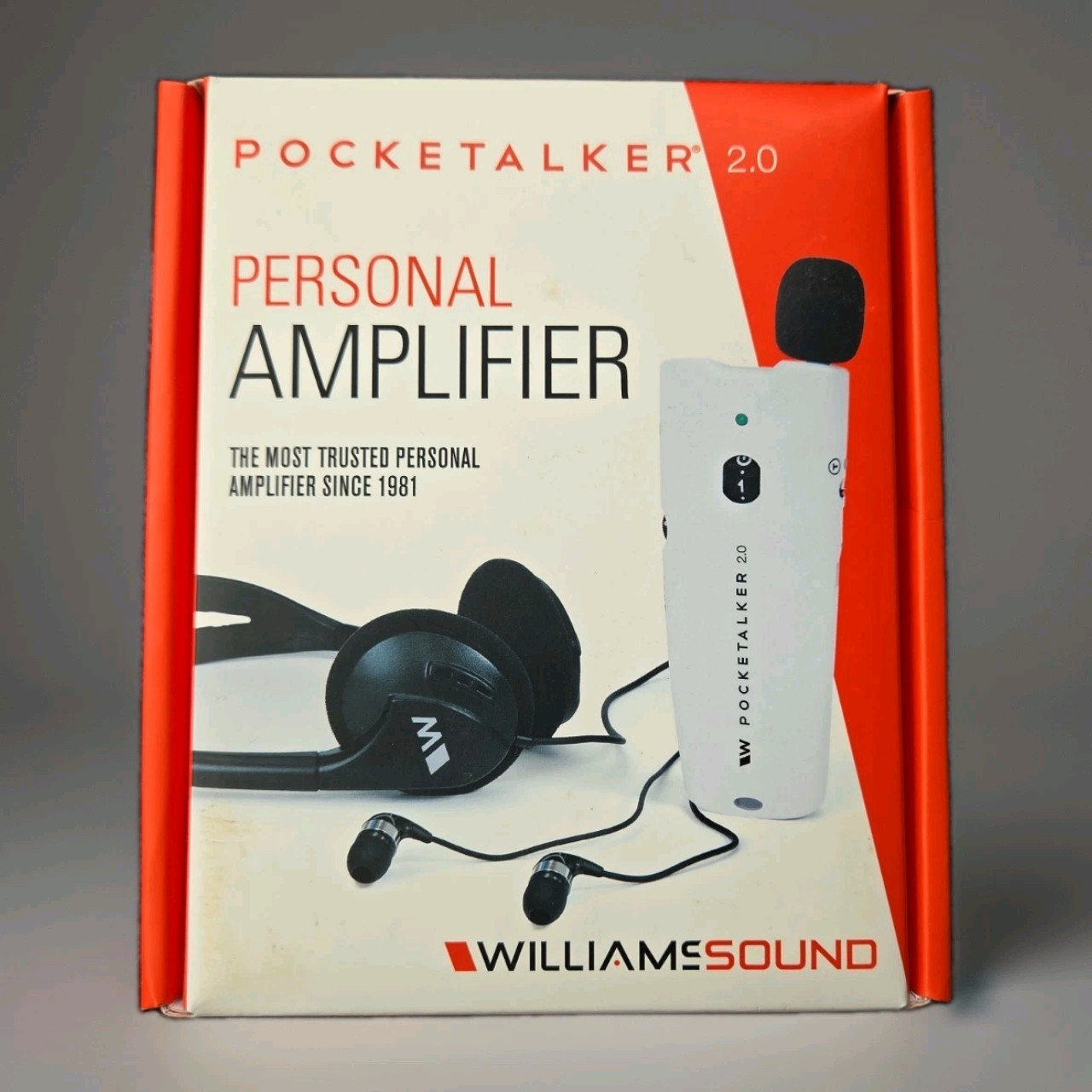 BRAND NEW SEALED: Williams Sound Pocketalker 2.0 Personal Amplifier