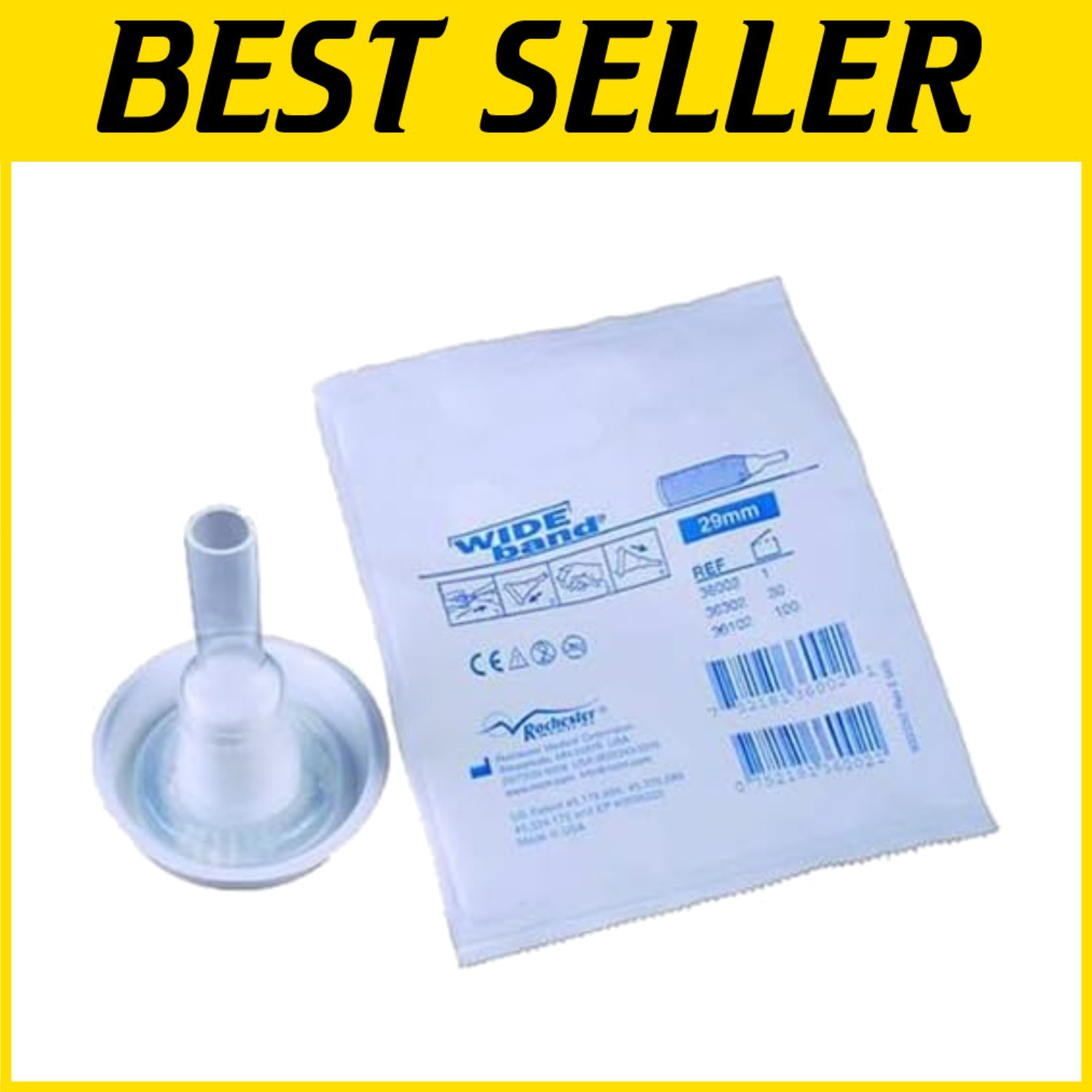 Adult Male Catheter 29mm – Extra Adhesive 10 Pack=/-
