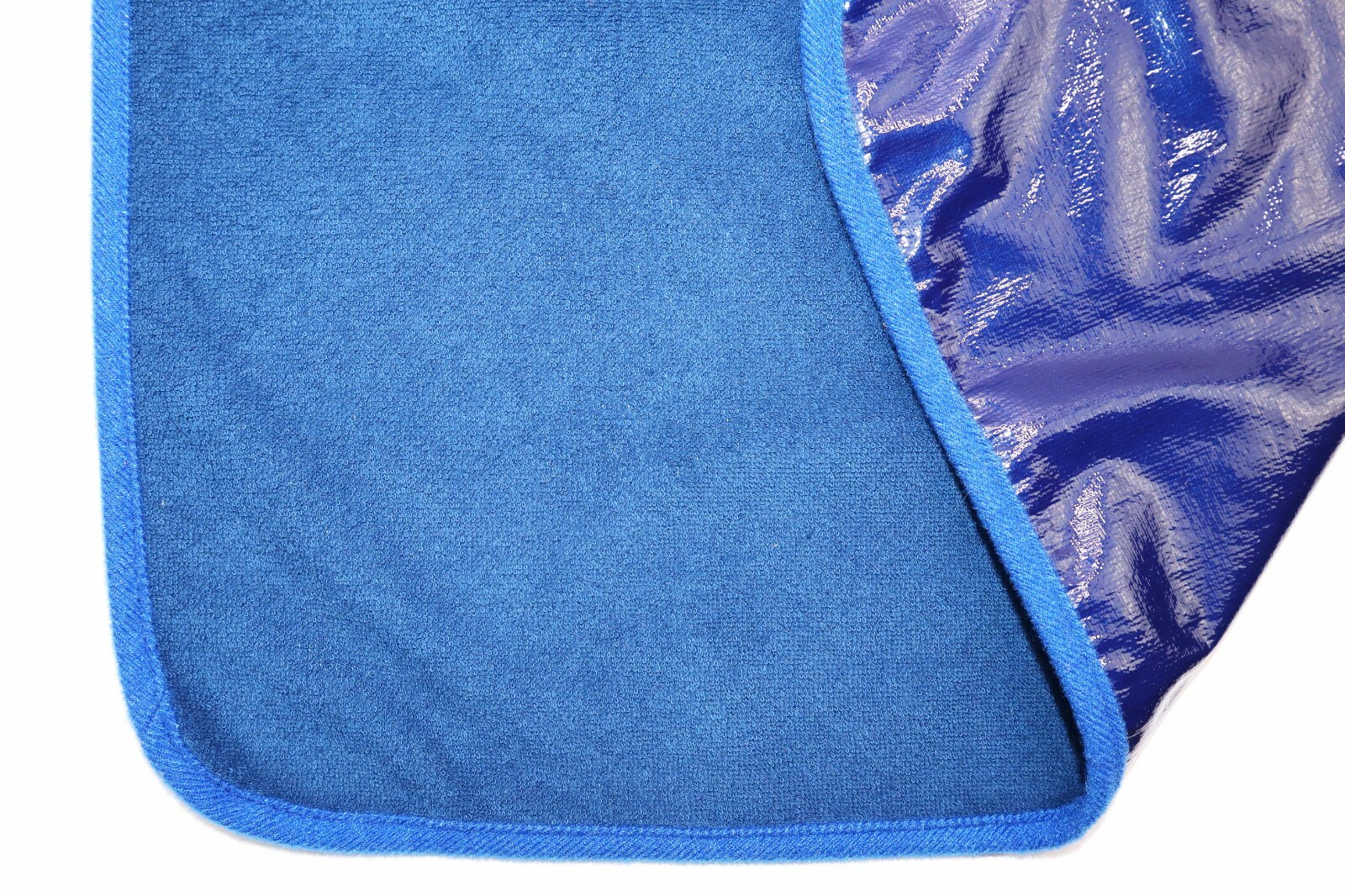 2 Pack Adult Bibs Premium Large Reuseable Waterproof 17.5″ x 36″ Blue