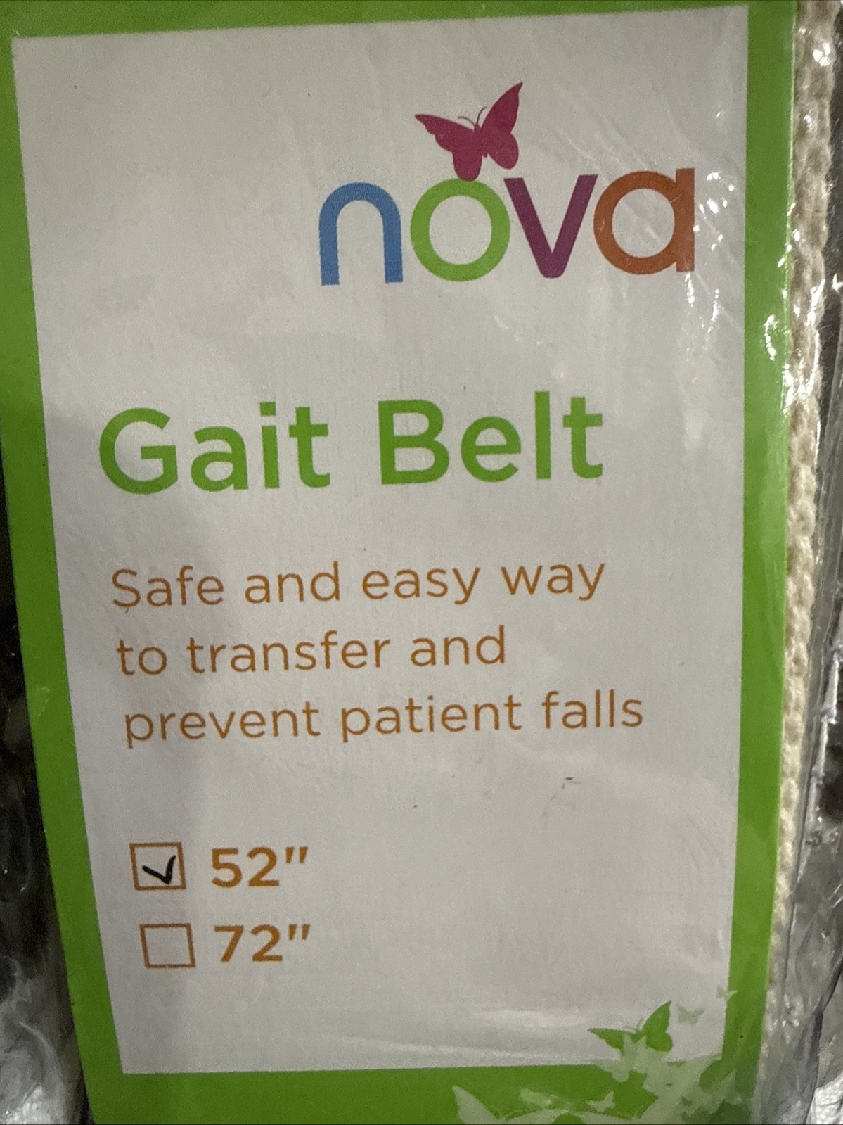 Gait Belt – New Rainbow Pastel Colors 52 Inch New In Package
